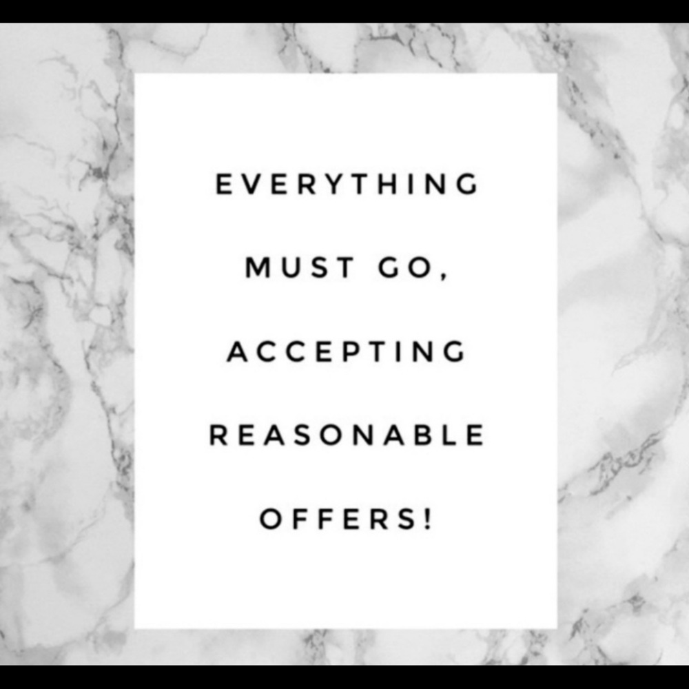 New Sale!! Still selling closet.